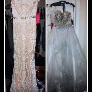 Gown prom dress military ball gown